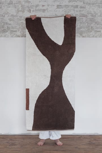 Tapis Figura - Brown, 70x150 cm - Mette Ditmer