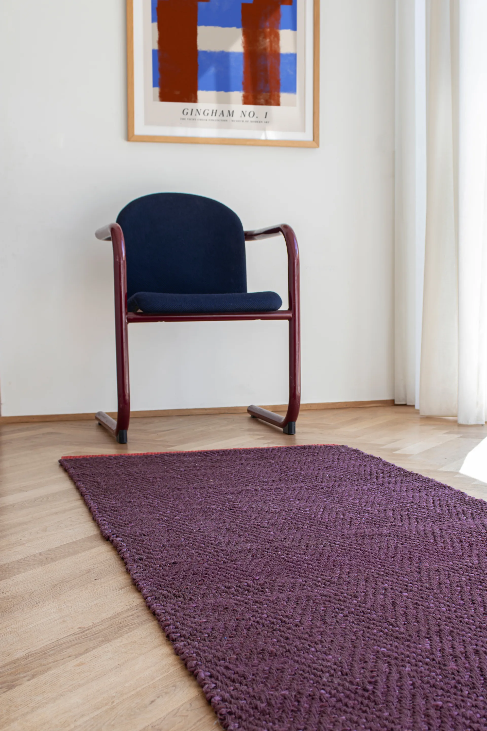 Tapis Notes 70x150 cm, Wine Mette Ditmer