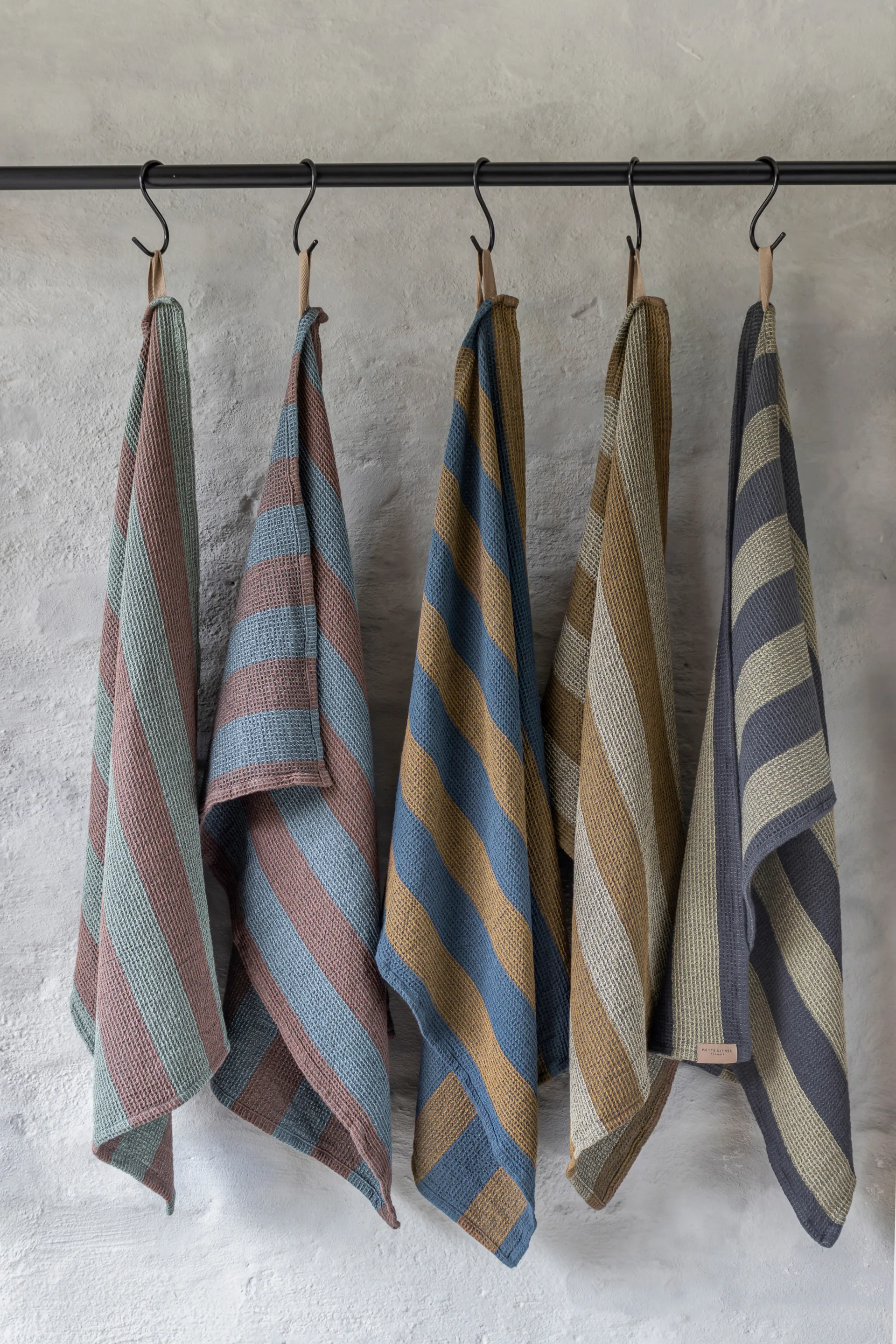 Torchon Elvira 50x70 cm, Dark grey Mette Ditmer