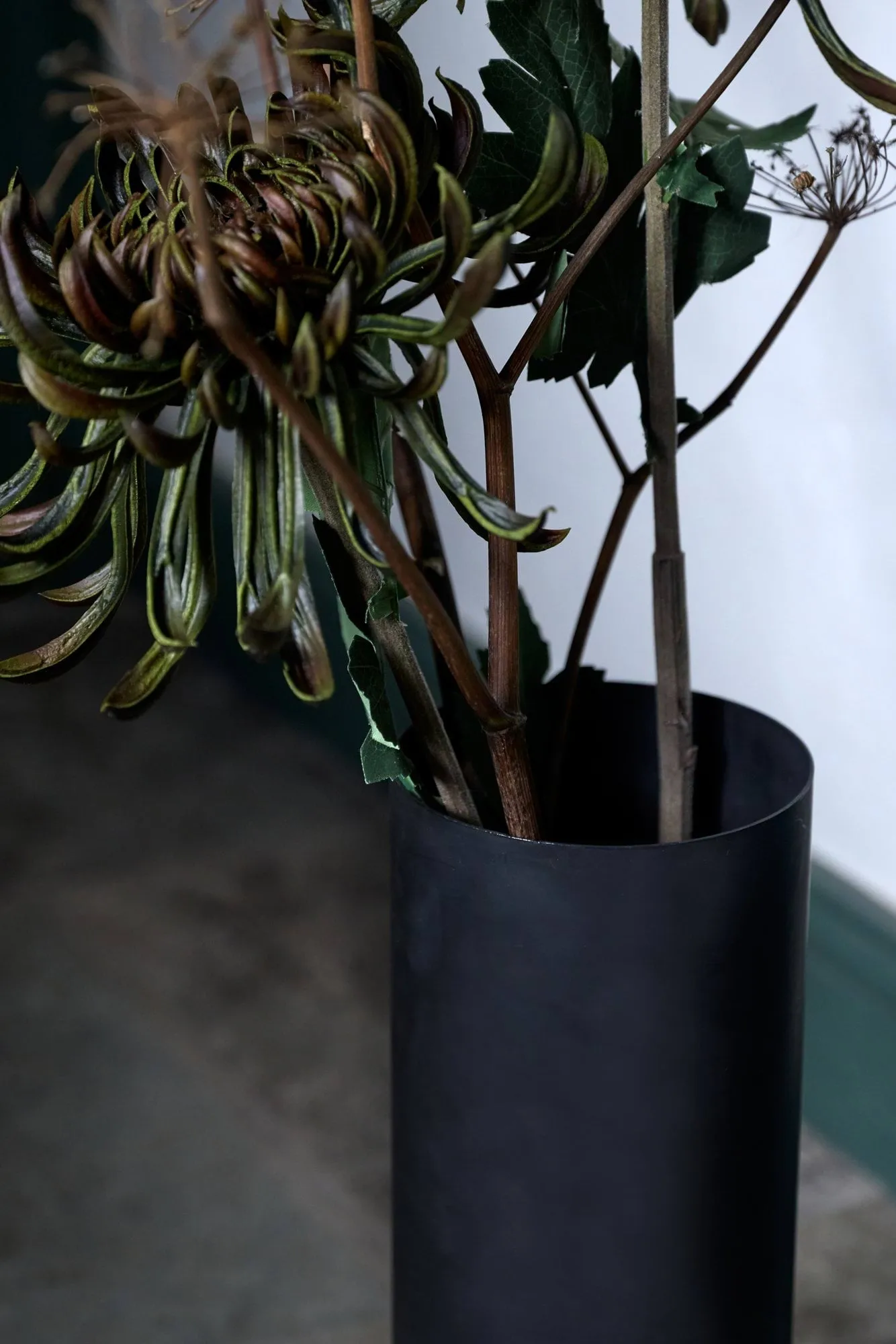 vase Floor, Noir, 40,5 cm Mette Ditmer