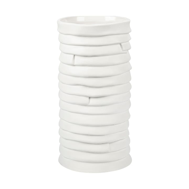 Vase Ribbon large 20 cm - Blanc cassé - Mette Ditmer