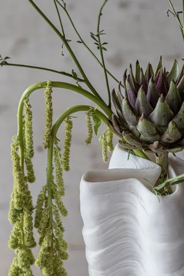 Vase Shell - Grand, 30 cm, white - Mette Ditmer