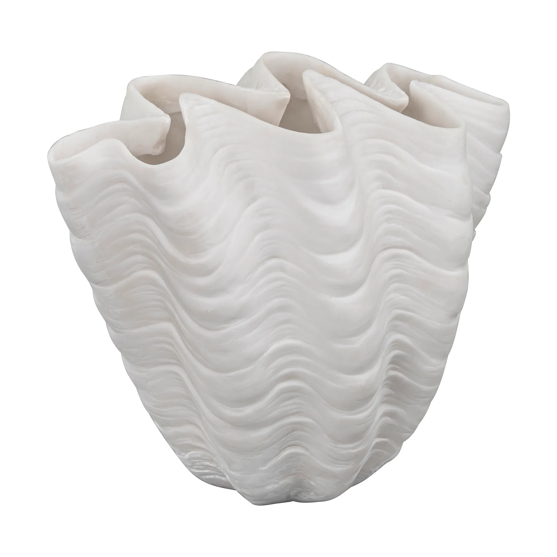 Mette Ditmer Vase Shell Petit, , white