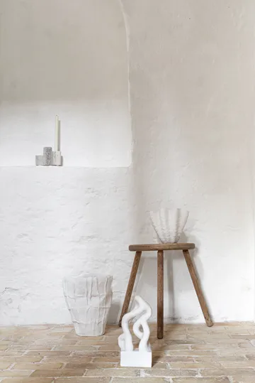 Vase Shell - Petit, 22 cm, white - Mette Ditmer