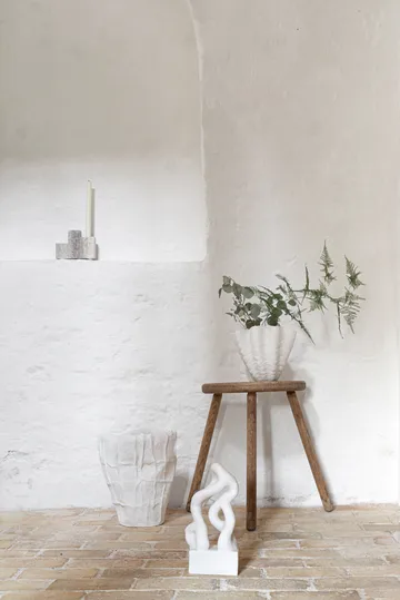 Vase Shell - Petit, 22 cm, white - Mette Ditmer