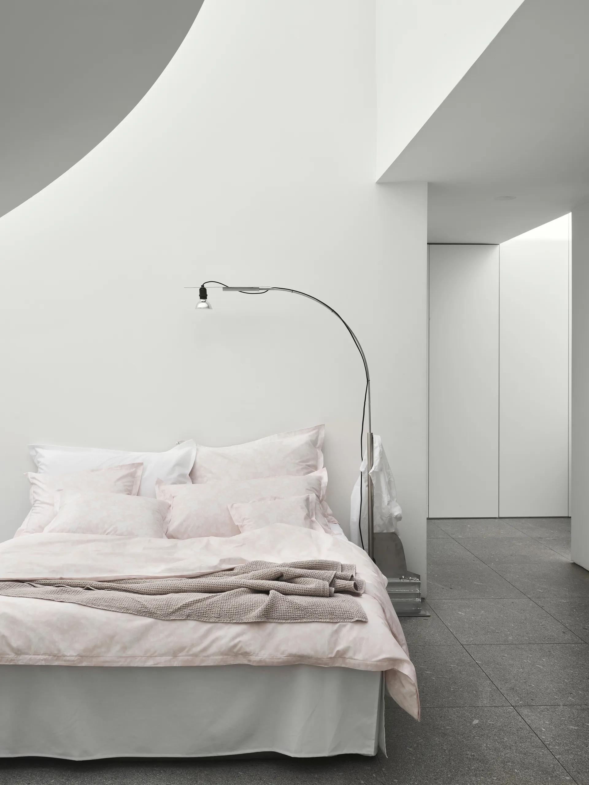 Cache-sommier Napoli, Blanc, 180x220x42 cm Mille Notti