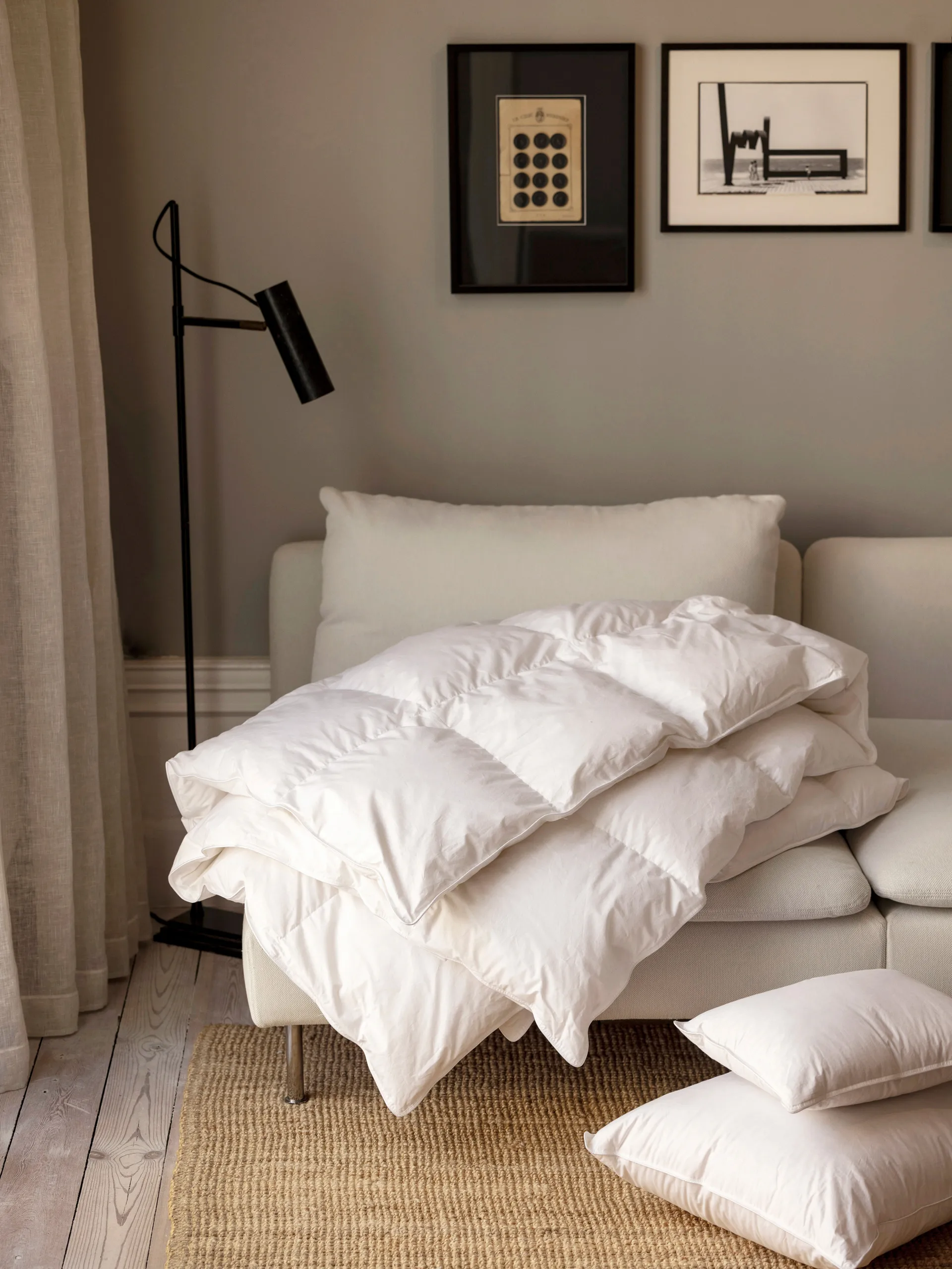 Couette en duvet Natura, Blanc, 150x210 cm Moyen Mille Notti