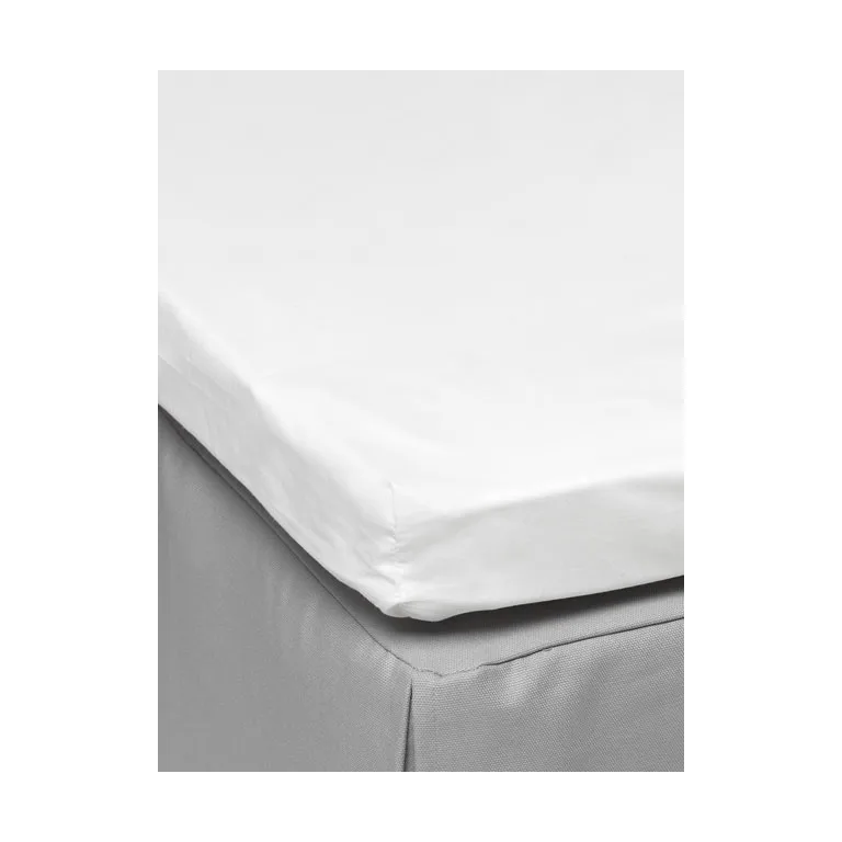 Mille Notti Drap housse Pousada Percale EKO Blanc, 180x200 cm