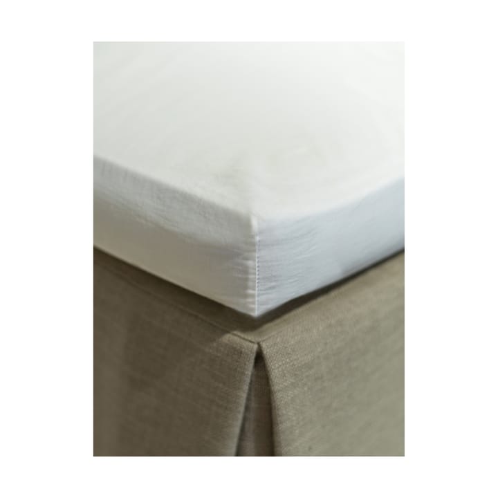 Drap housse Satina EKO - Blanc, 160x200 cm - Mille Notti