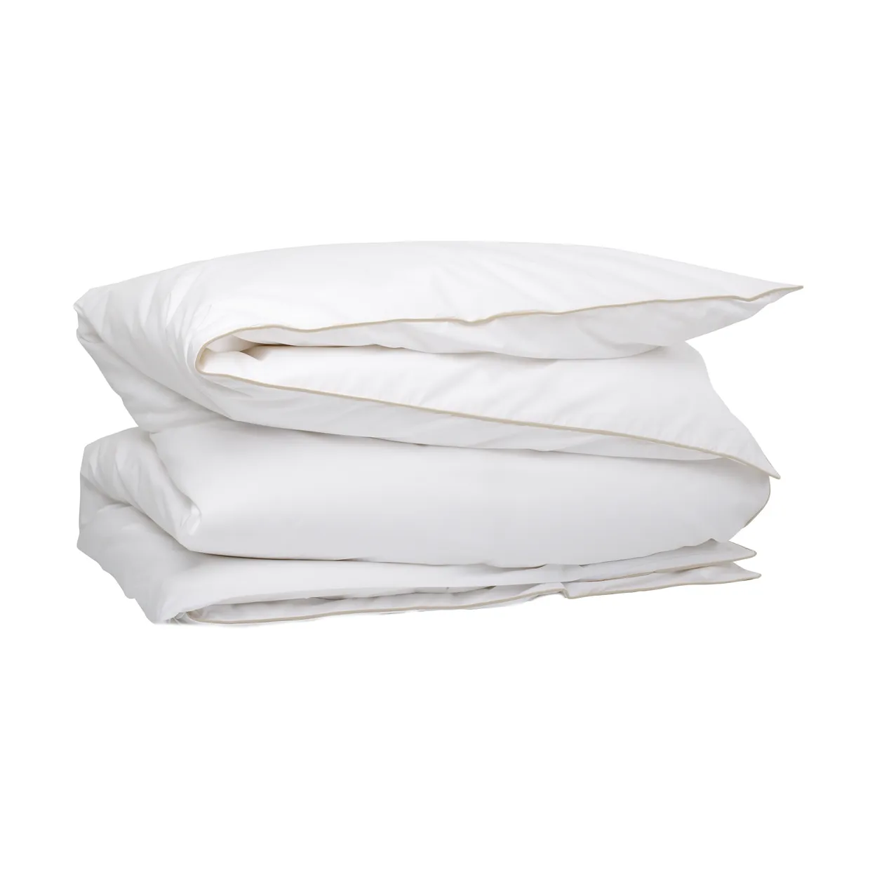 Mille Notti Housse de couette Allegro EKO Blanc, 150x210 cm