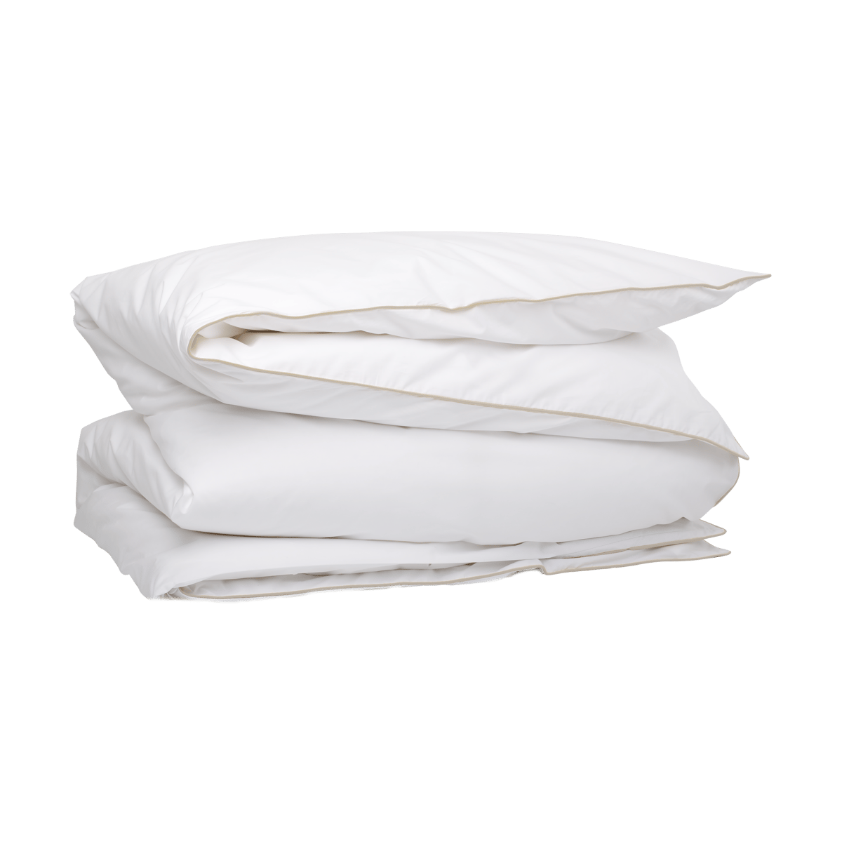 Mille Notti Housse de couette Allegro EKO Blanc, 150x210 cm