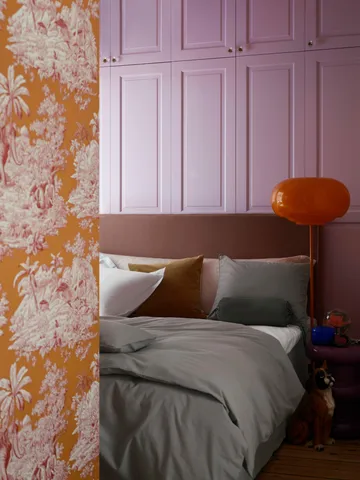 Housse de couette Benevola - Gris, 220x220 cm - Mille Notti