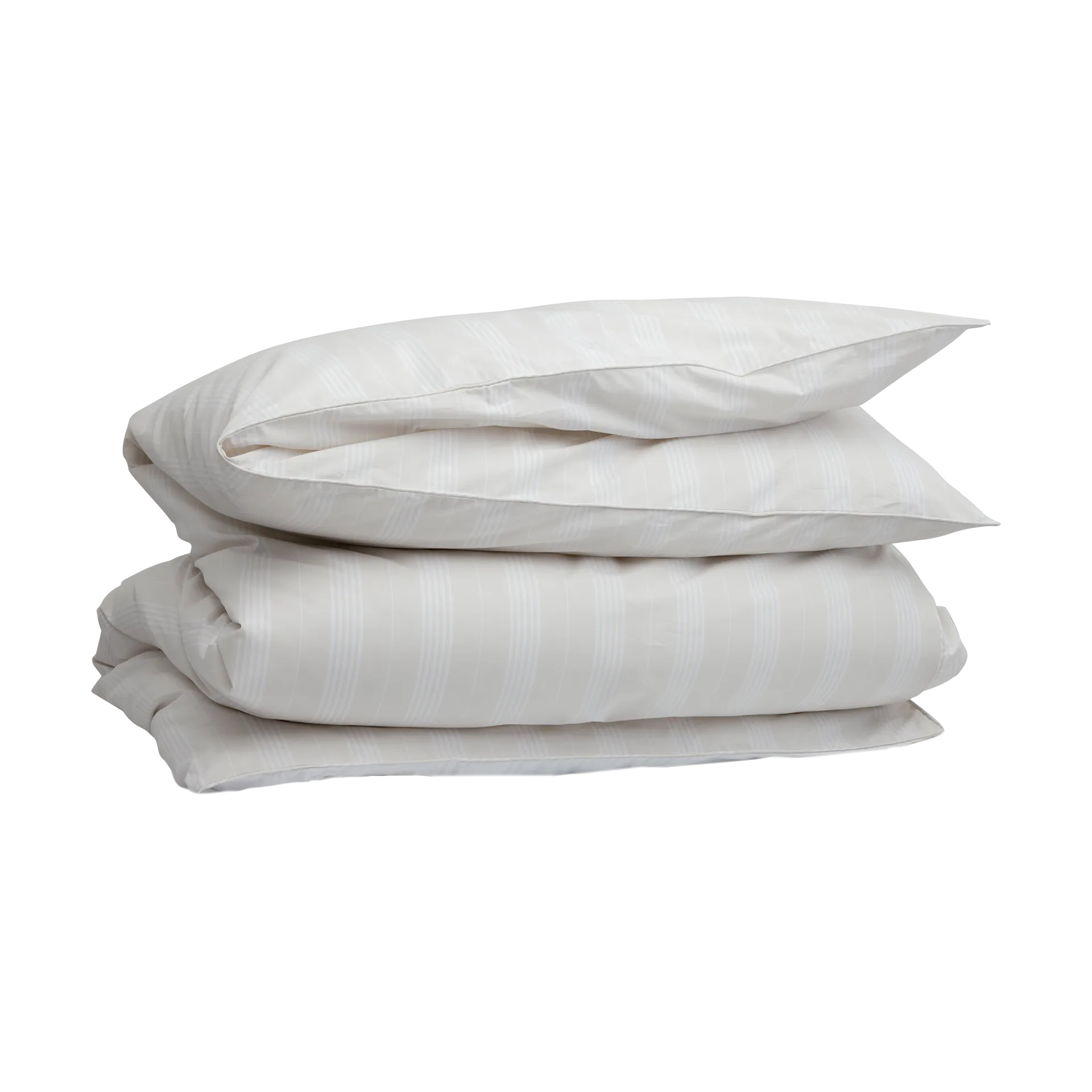 Housse de couette Camicia, Beige, 220x220 cm Mille Notti
