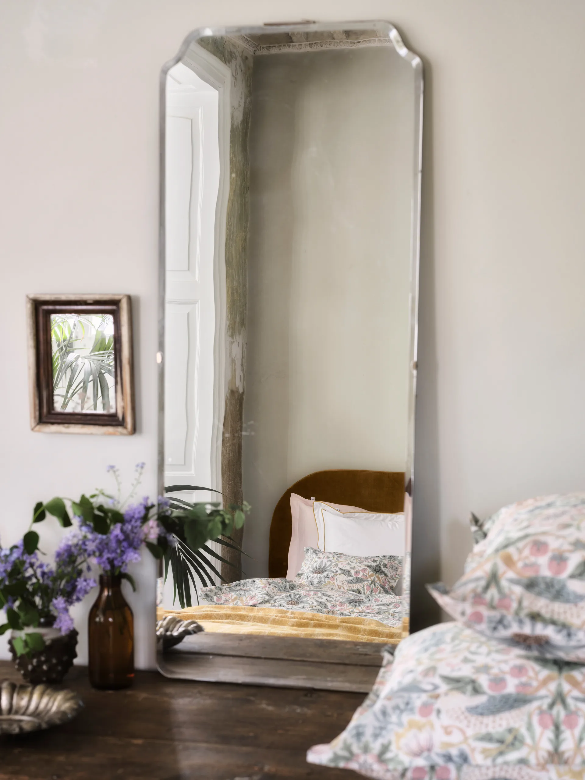 Housse de couette Morris & Co. Strawberry Thief, Vert, 150x210 cm Mille Notti