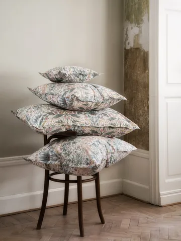 Housse de couette Morris & Co. Strawberry Thief - Vert, 150x210 cm - Mille Notti