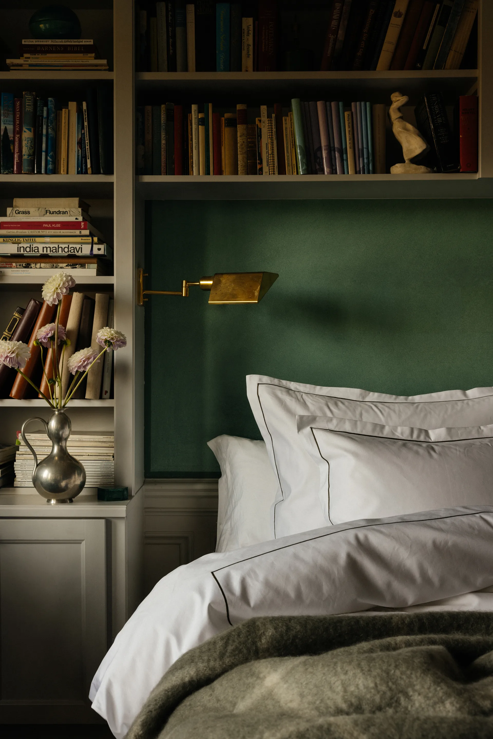 Housse de couette Nuvola, Vert, 150x210 cm Mille Notti