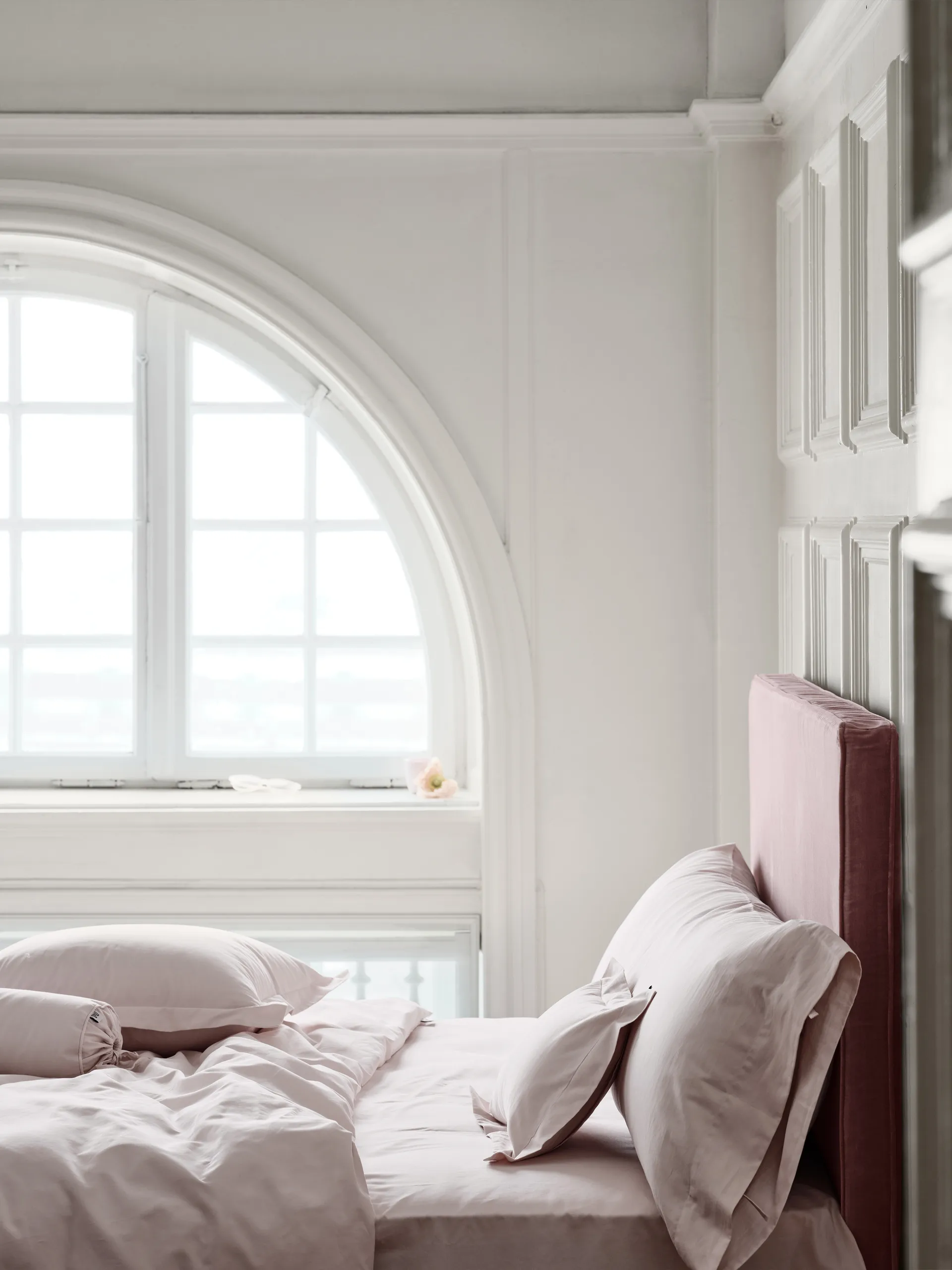 Housse de couette Satina, Rose, 220x220cm Mille Notti