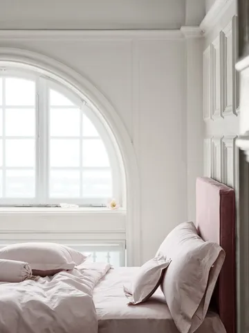 Housse de couette Satina - Rose, 220x220cm - Mille Notti