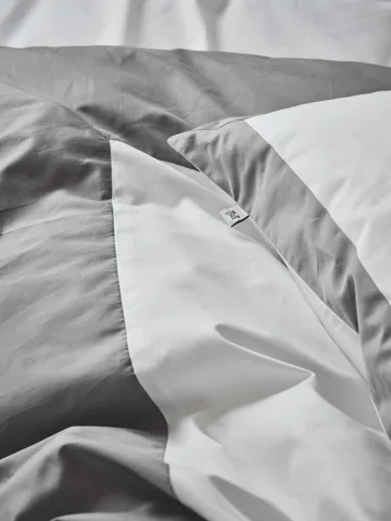 Housse de couette Sobrio - Gris, 220x220 cm - Mille Notti