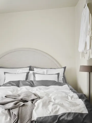 Housse de couette Sobrio - Gris, 220x220 cm - Mille Notti