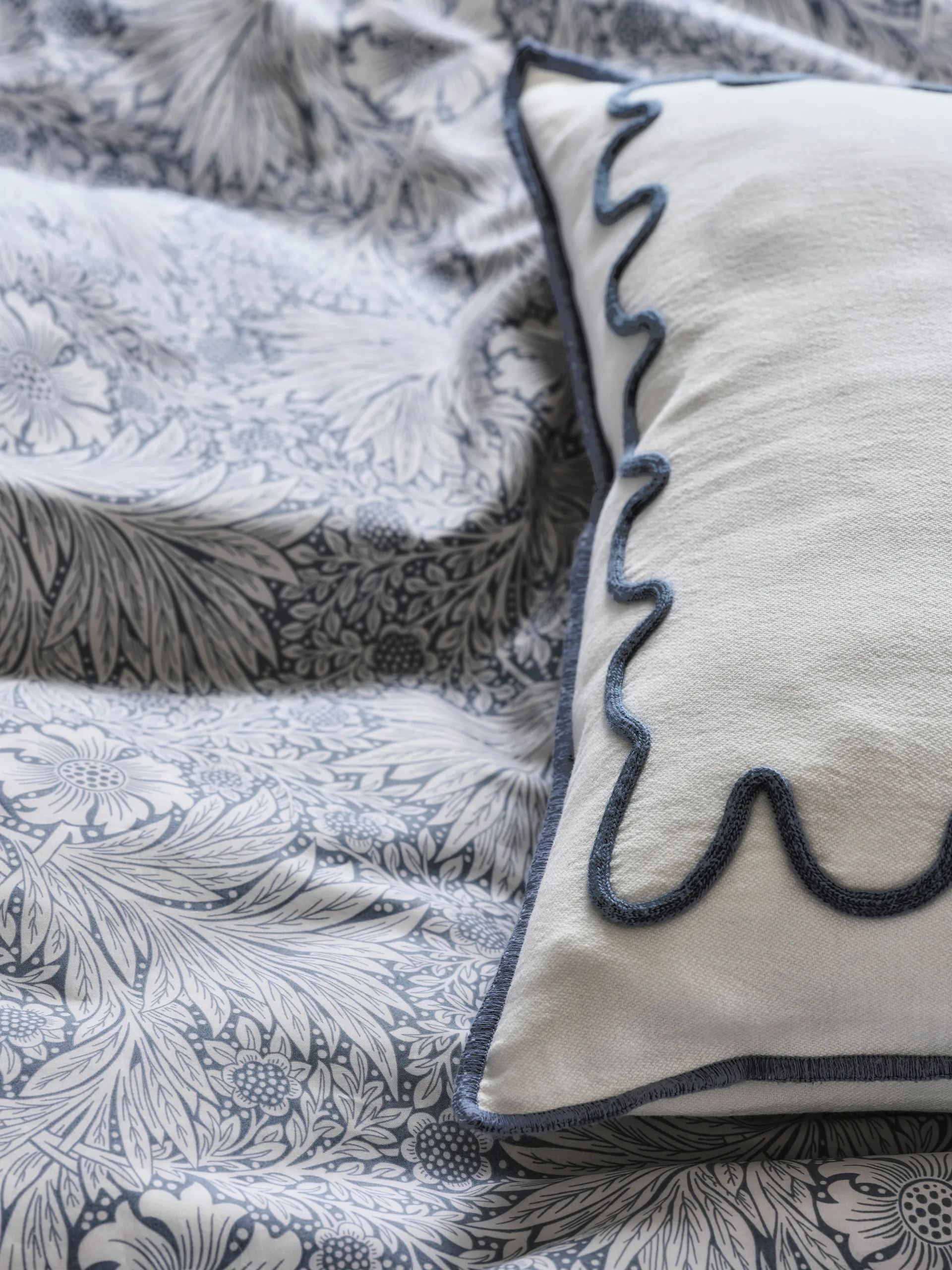 Housse de Coussin Cecina, Bleu, 50x50 cm Mille Notti