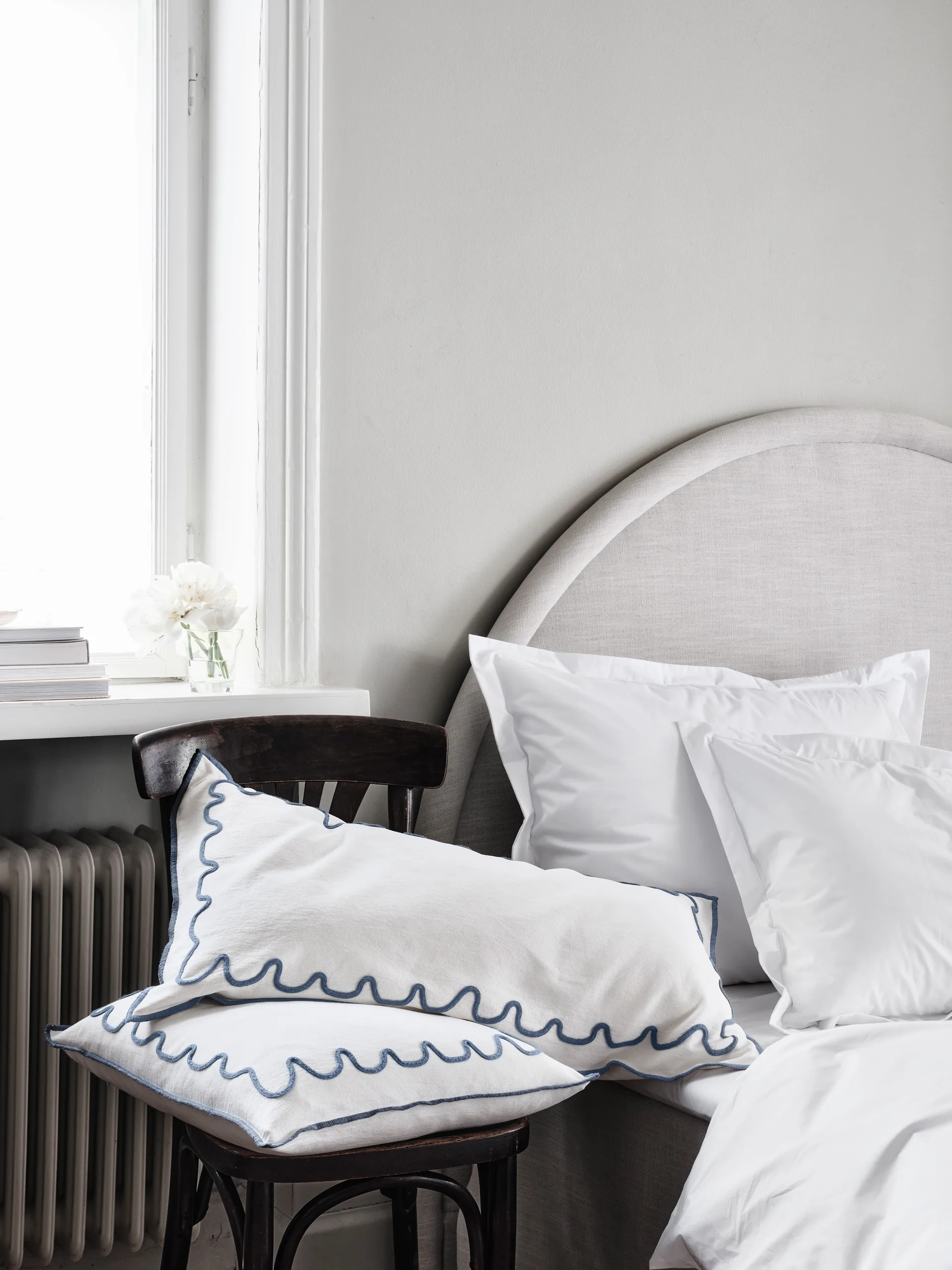 Housse de Coussin Cecina, Bleu, 50x50 cm Mille Notti