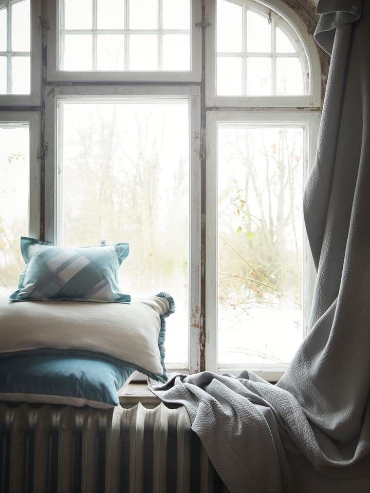 Housse de coussin Pienza, Beige-vert, 50x50 cm Mille Notti
