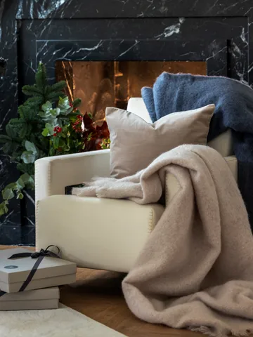 Housse de coussin Verona - Beige, 50x50 cm - Mille Notti