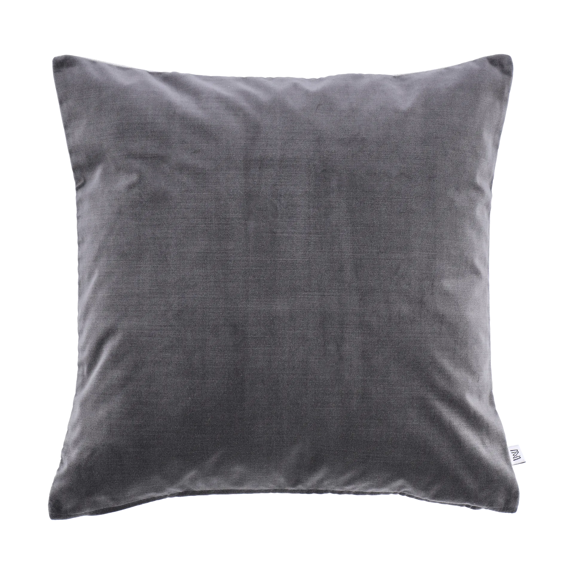 Housse de coussin Verona, Gris foncé, 50x50 cm Mille Notti
