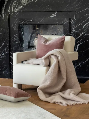 Housse de coussin Verona - Rose, 50x50 cm - Mille Notti
