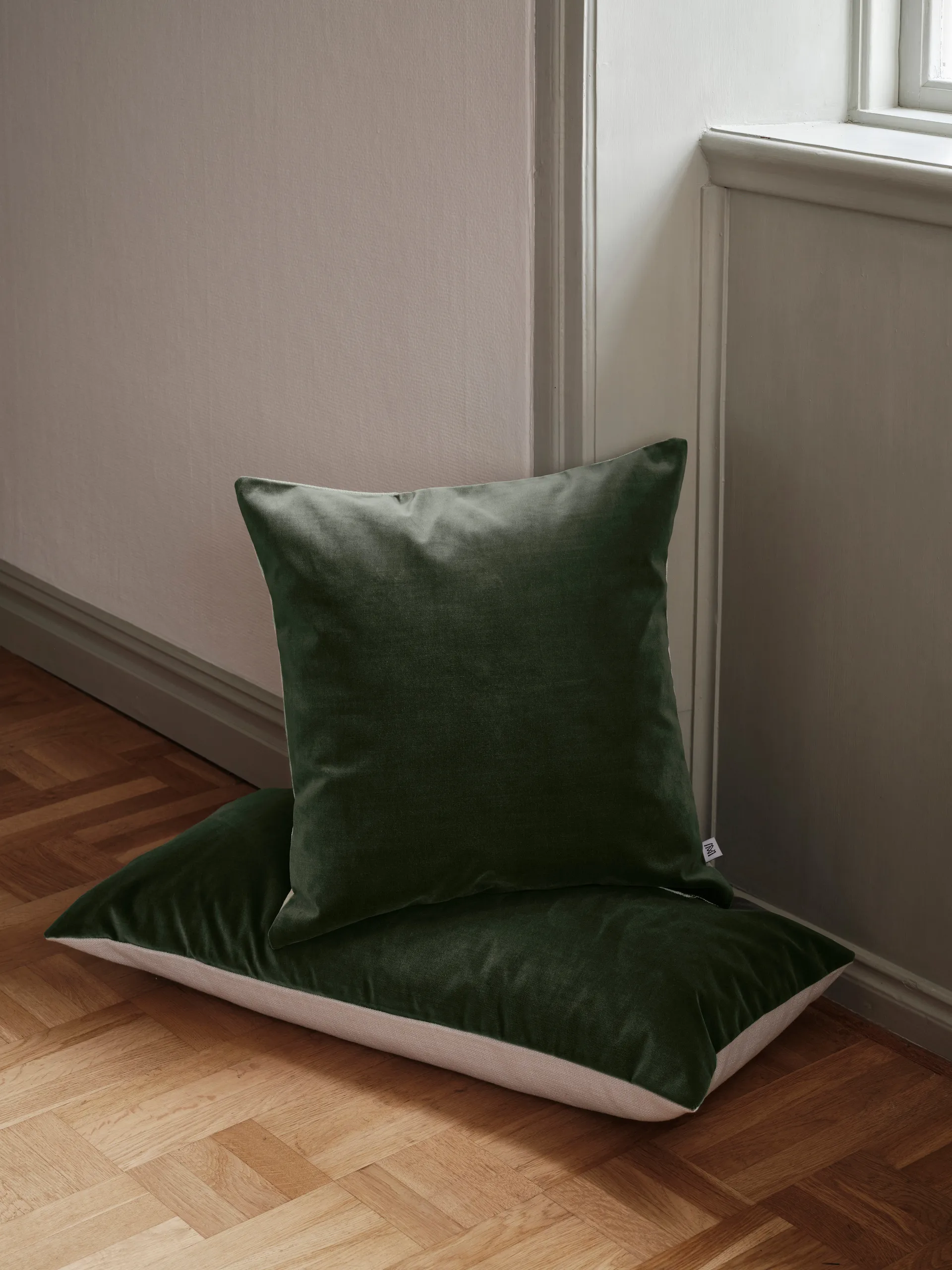 Housse de coussin Verona, Vert, 50x50 cm Mille Notti