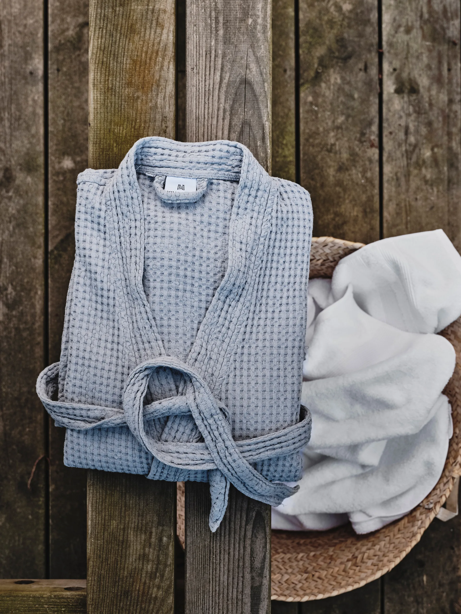 Peignoir Cialda EKO, Bleu clair, S-M Mille Notti