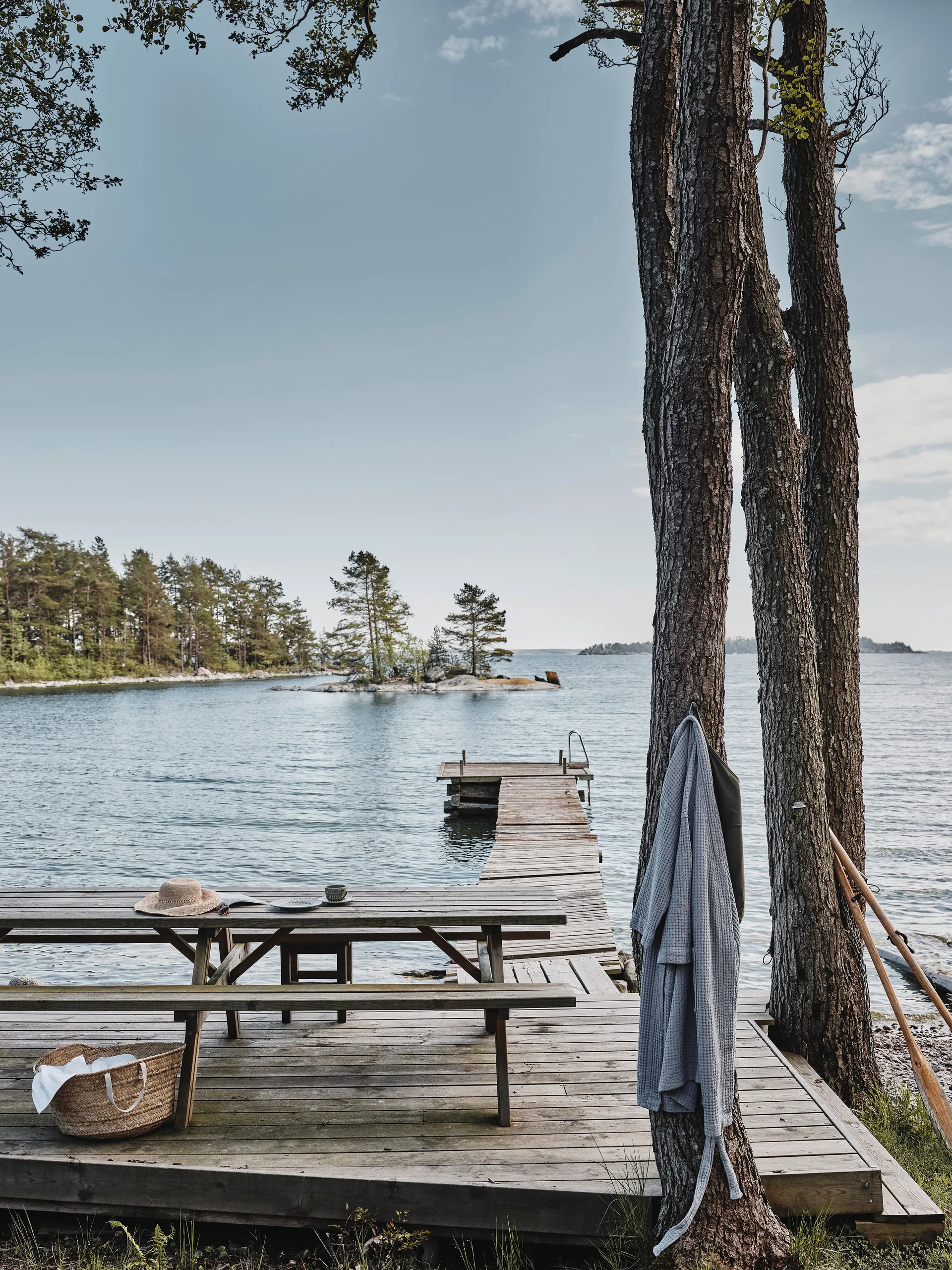 Peignoir Cialda EKO, Bleu clair, S-M Mille Notti