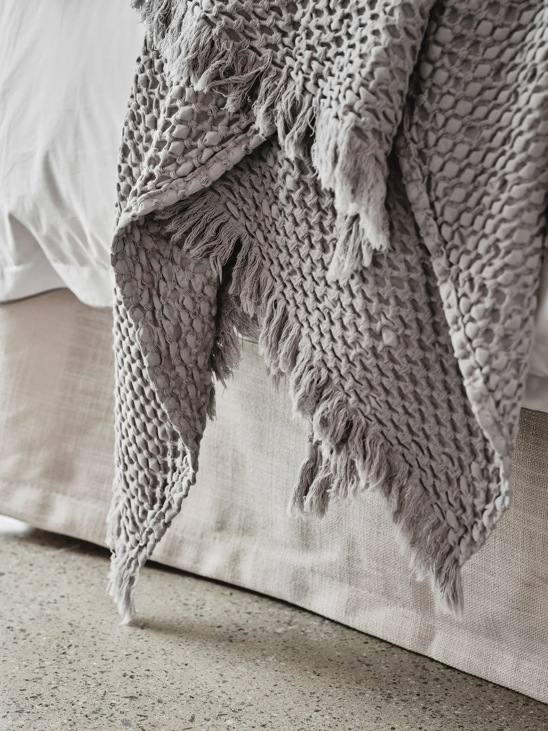 Plaid Mare, Gris, 150x220 cm Mille Notti