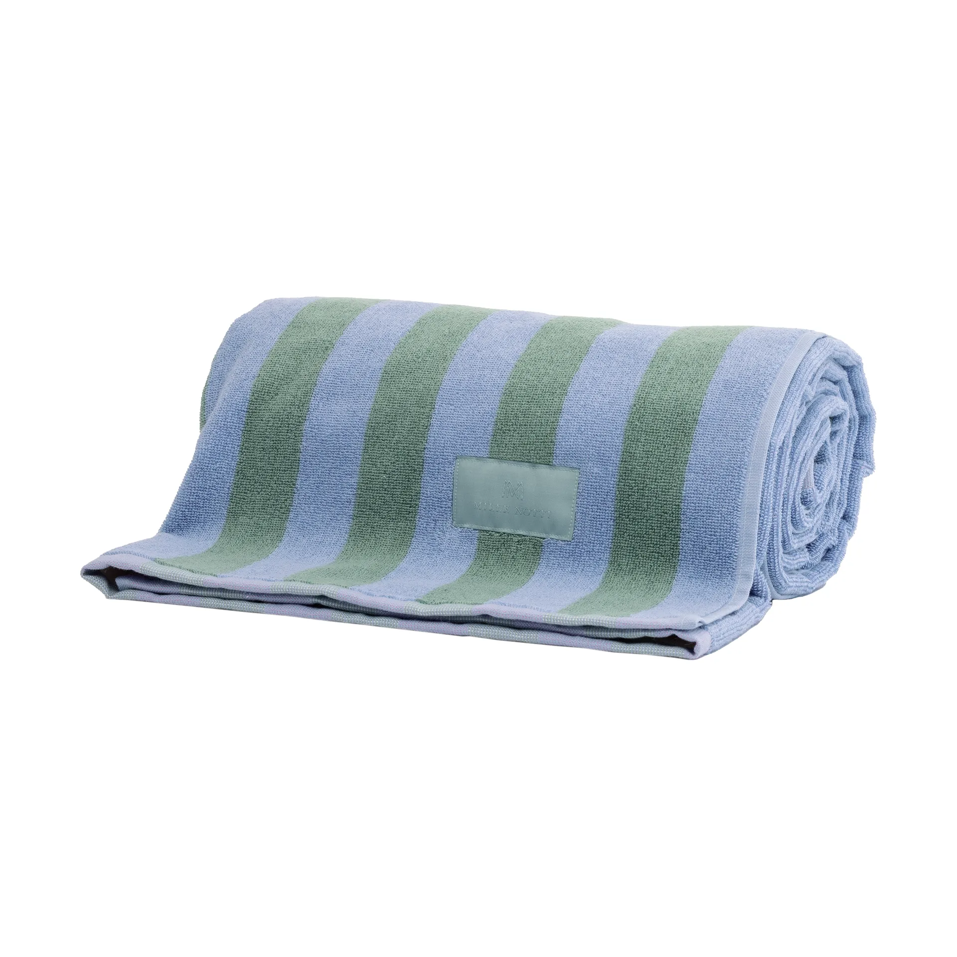 Serviette de plage Positano 100x180 cm, Bleu clair Mille Notti