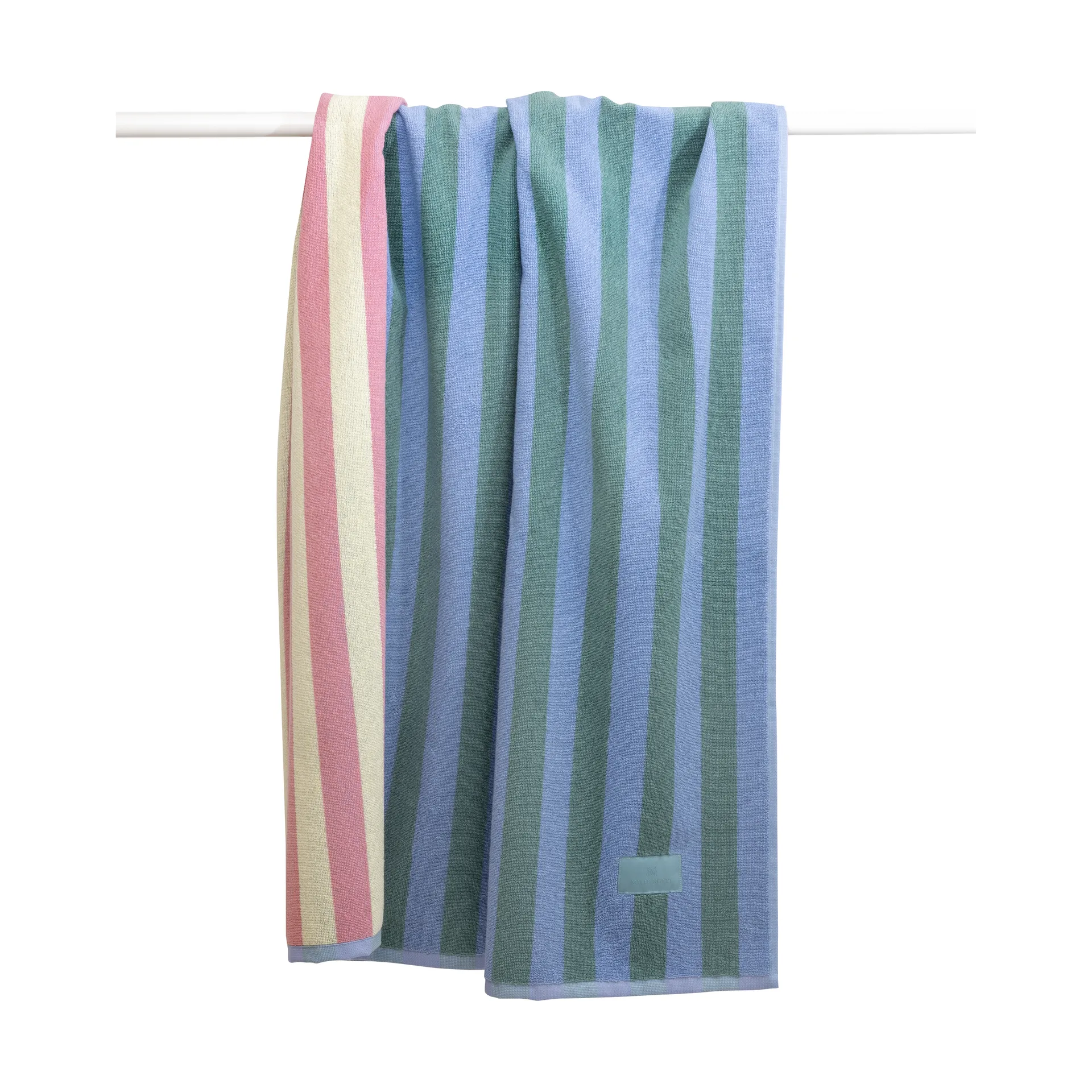 Serviette de plage Positano 100x180 cm, Bleu clair Mille Notti