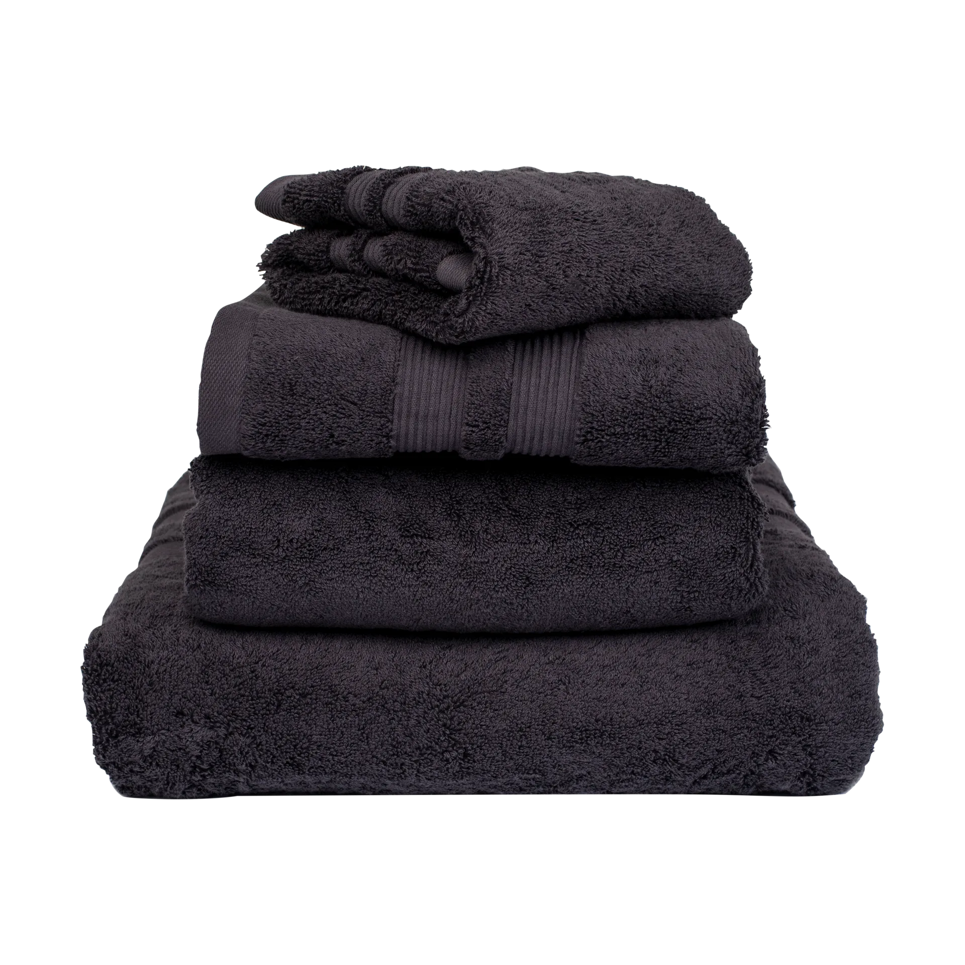 Serviette Fontana EKO, Anthracite, 100x150 cm Mille Notti