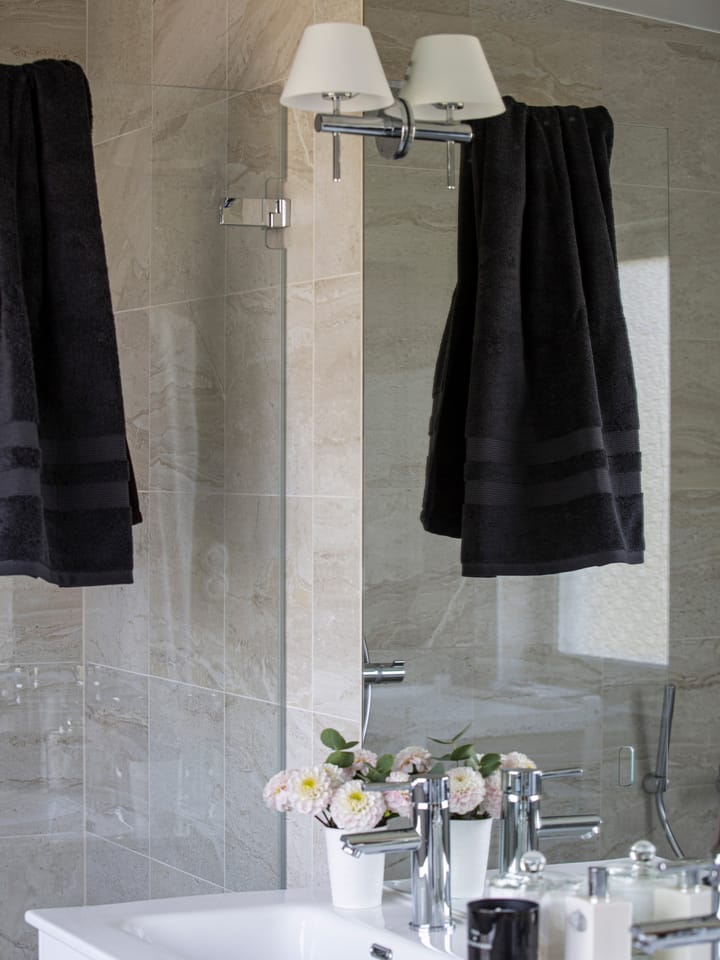 Serviette Fontana EKO, Anthracite, 30x50 cm Mille Notti