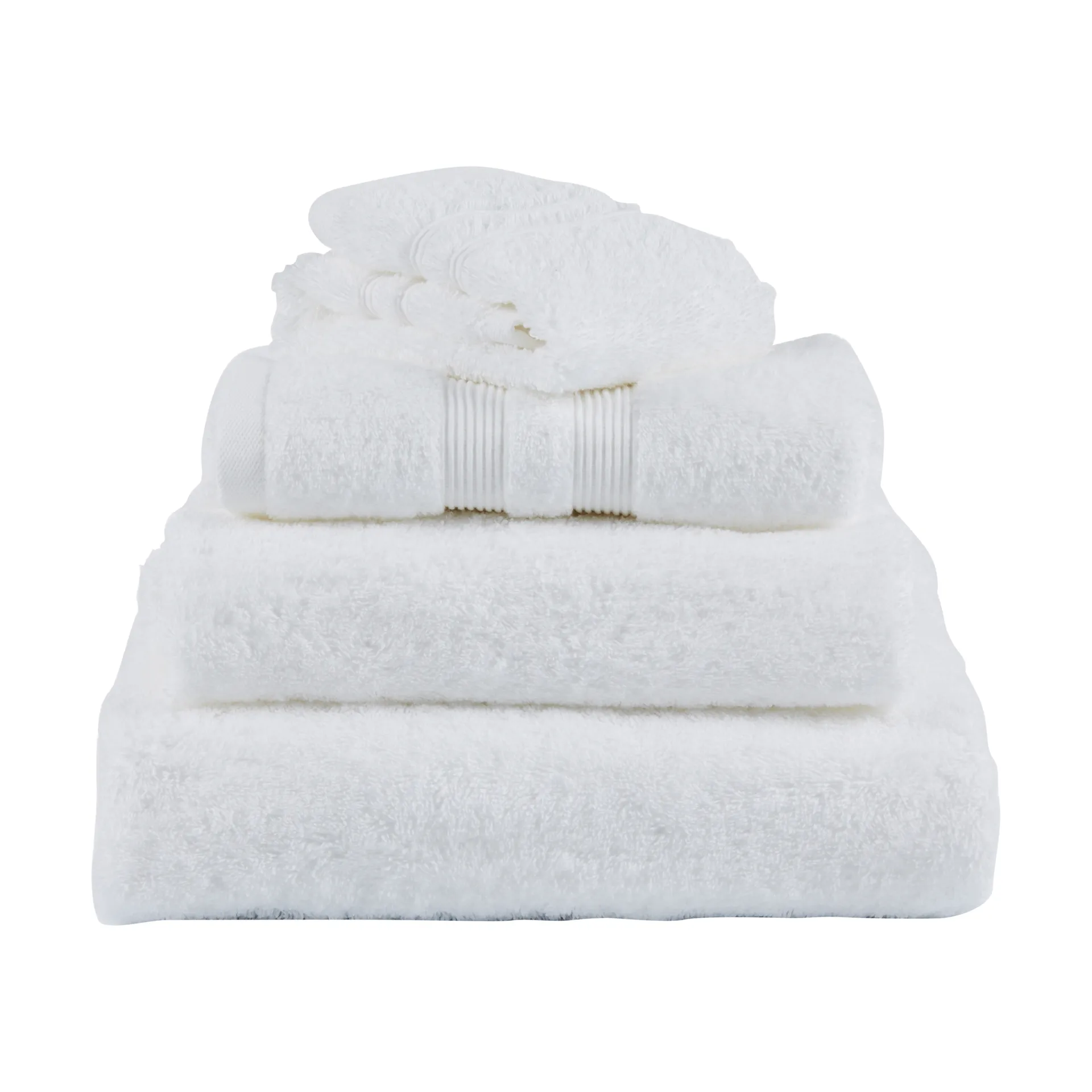 Serviette Fontana EKO, Blanc, 100x150 cm Mille Notti