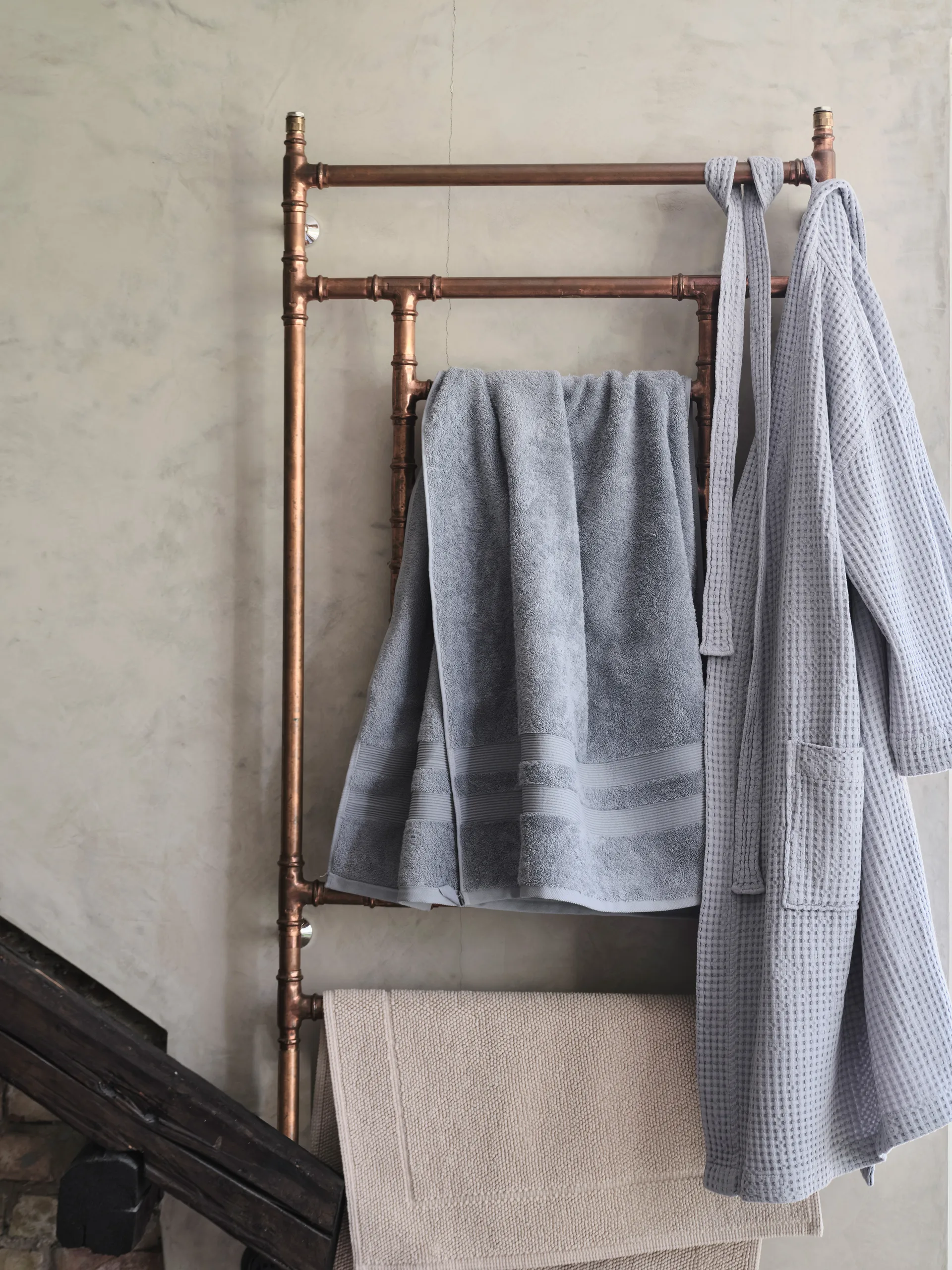 Serviette Fontana EKO, Bleu clair, 30x50 cm Mille Notti