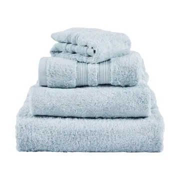 Serviette Fontana EKO - Bleu glacier, 100x150 cm - Mille Notti