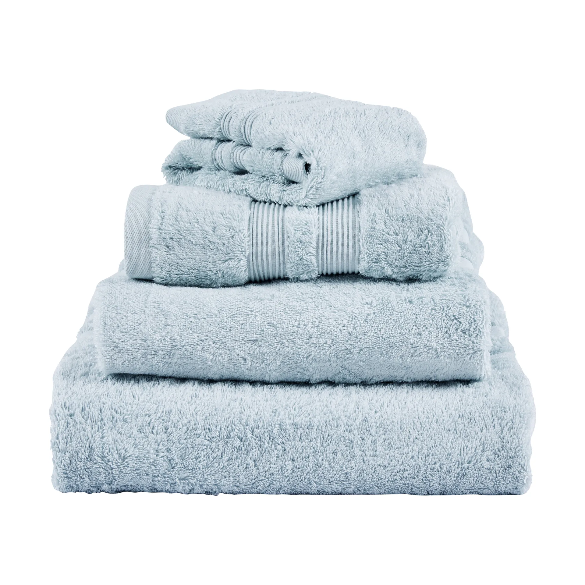 Serviette Fontana EKO, Bleu glacier, 50x70 cm Mille Notti