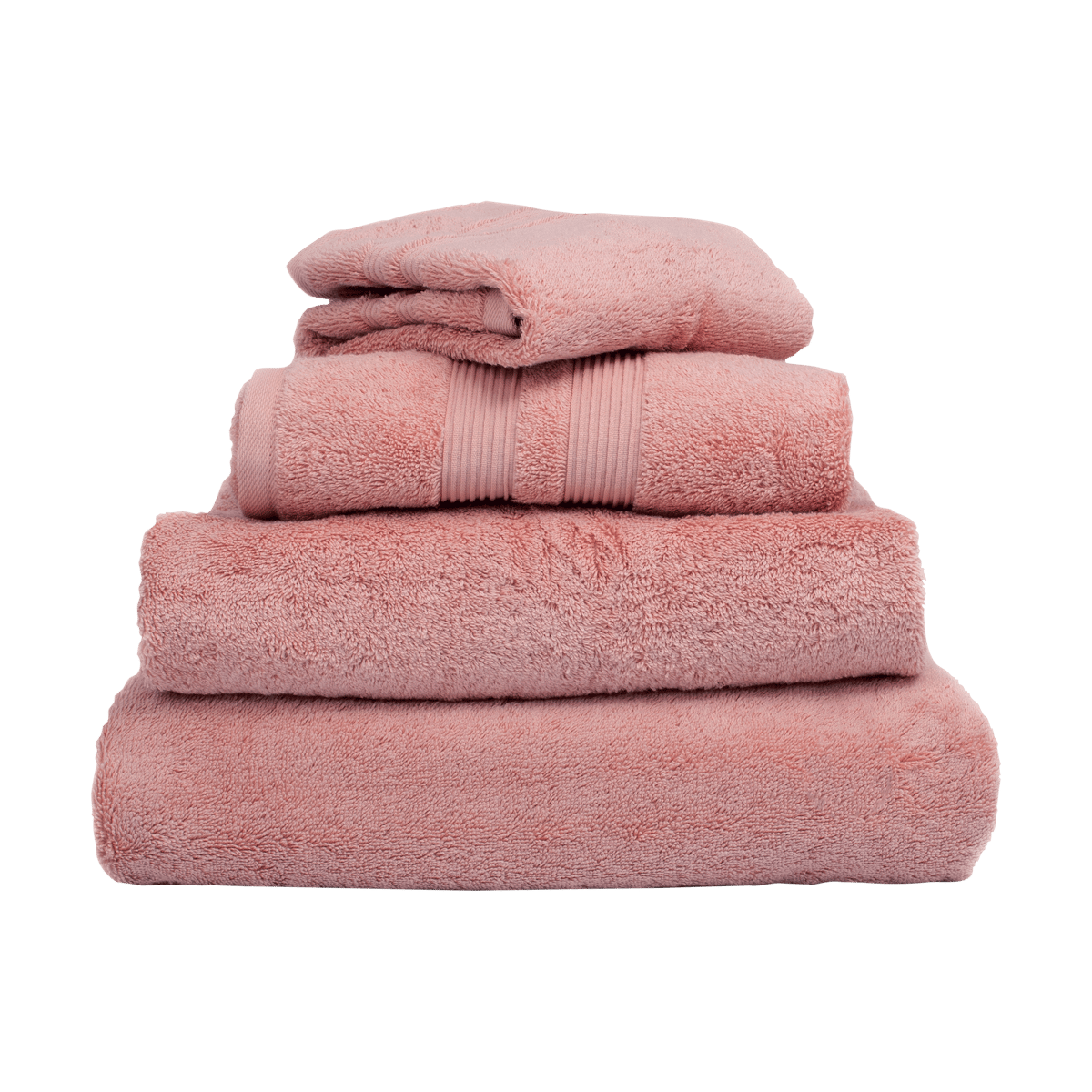 Mille Notti Serviette Fontana EKO Rose, 70x140 cm | Design Scandinave | Serviettes de bain | Rose