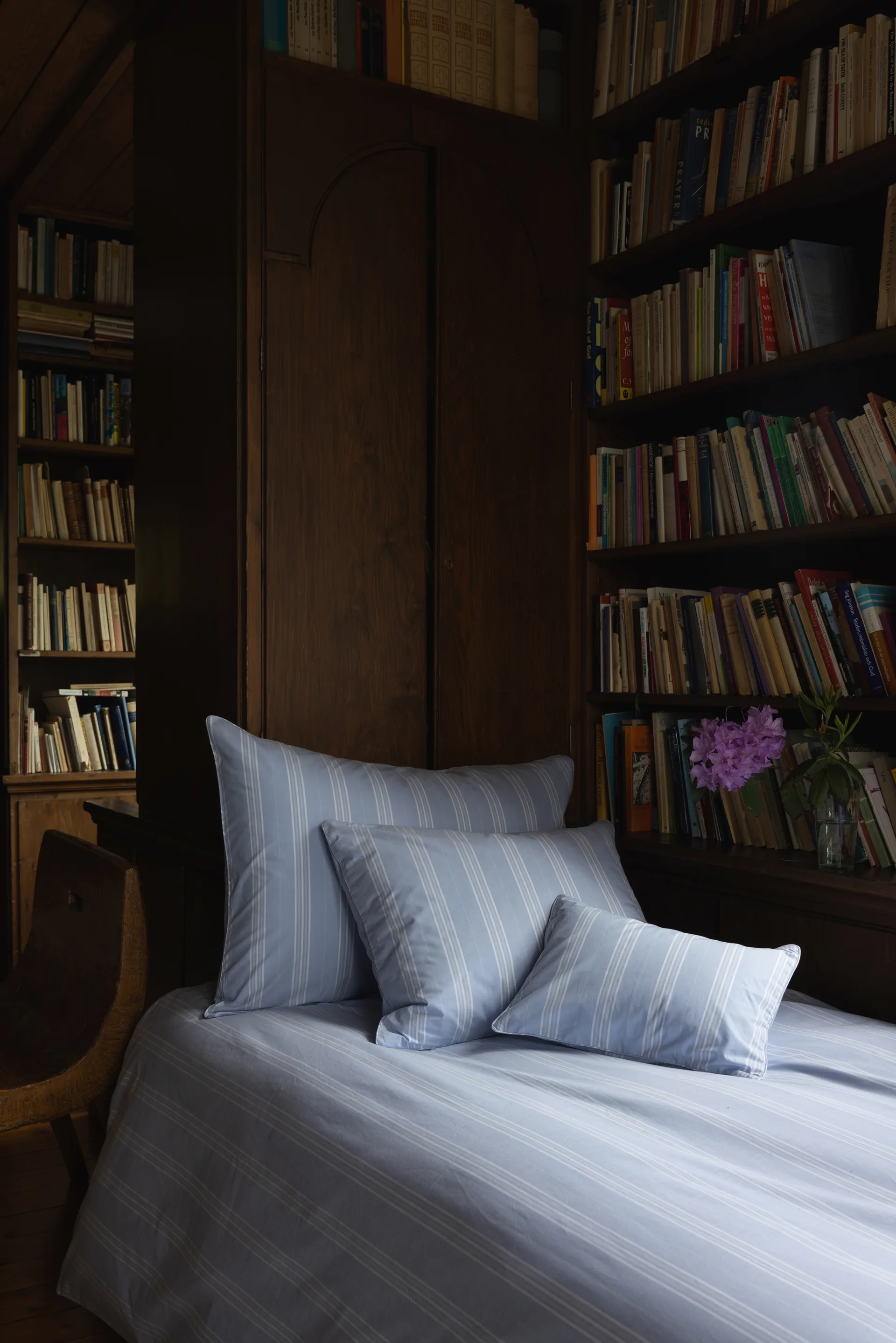 Taie d'oreiller Camicia, Bleu clair, 50x60 cm Mille Notti