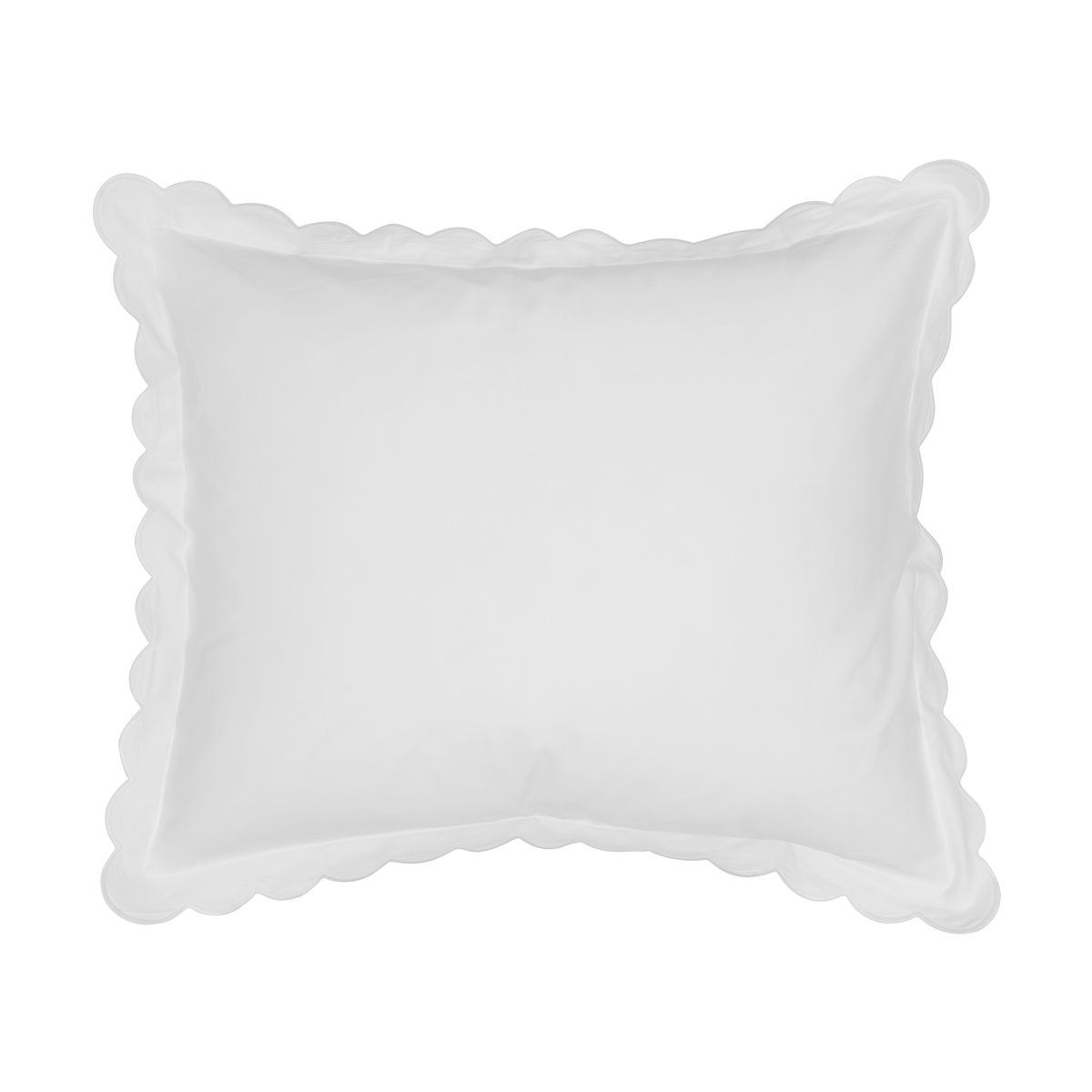 Mille Notti Taie d'oreiller Isola Blanc, 50x60 cm | Design Scandinave | Taies d'oreiller | Blanc