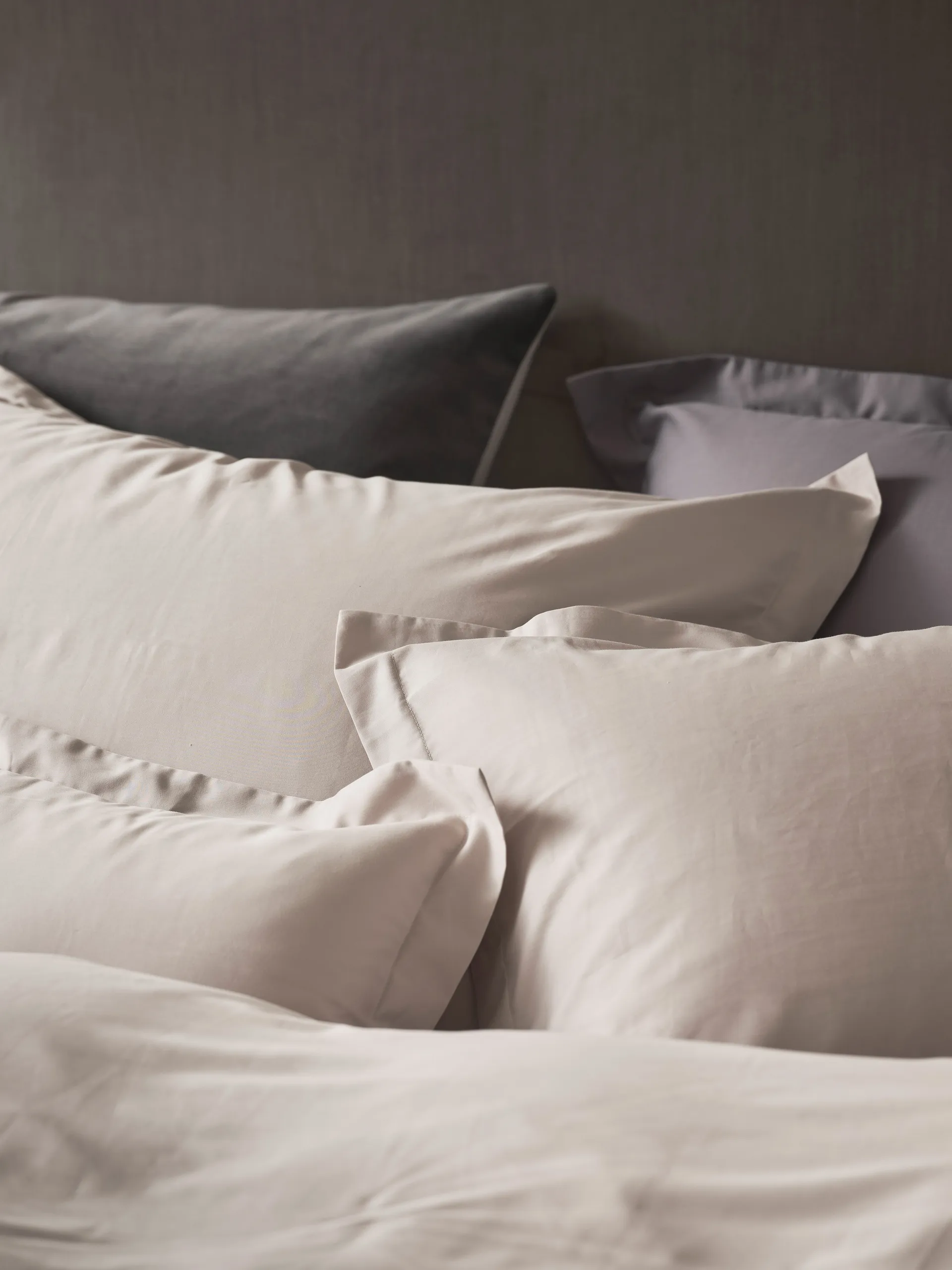 Taie d'oreiller Satina, Beige, 50x60 cm Mille Notti