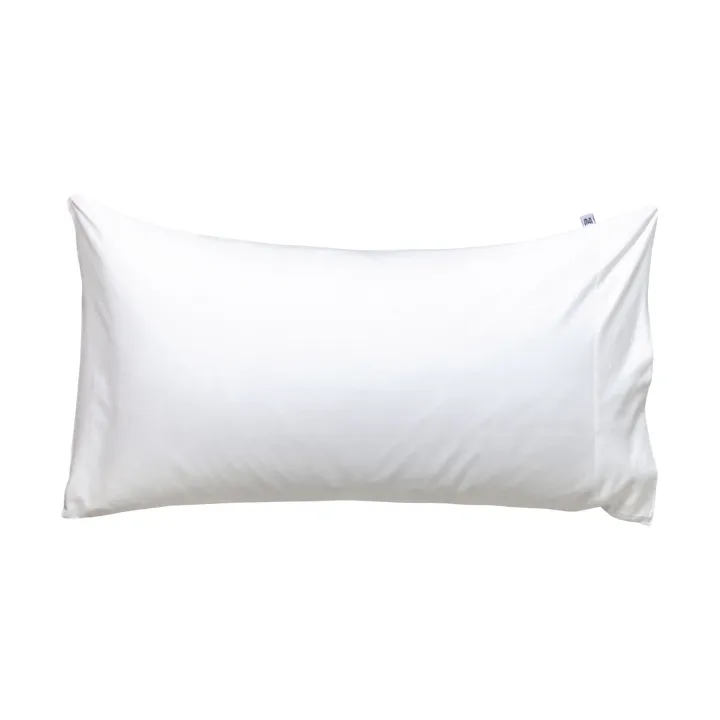 Taie d’oreiller Satina plain EKO - Blanc, 50x90 cm - Mille Notti