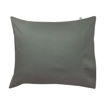 Taie d’oreiller Satina plain - Vert, 50x60 cm - Mille Notti