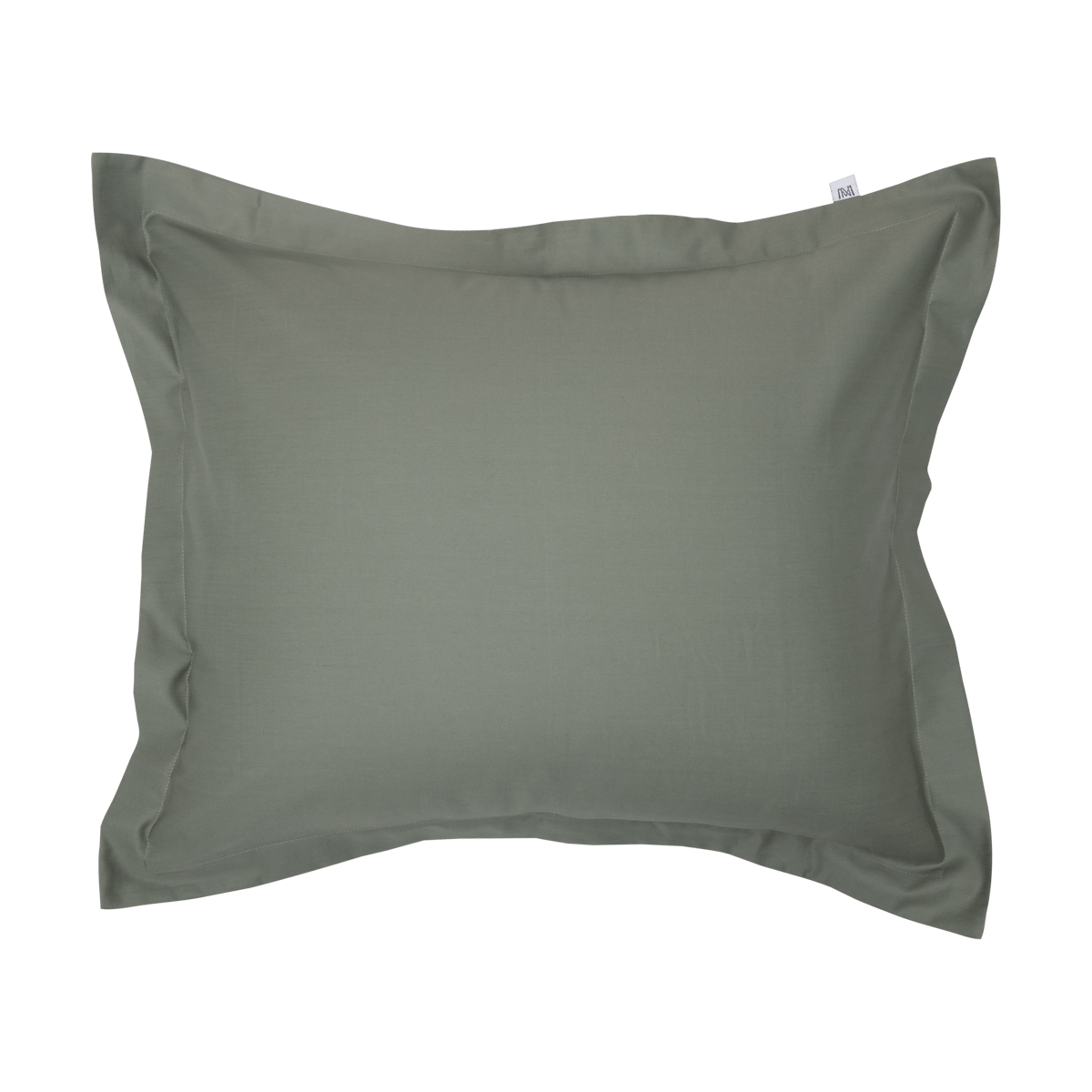 Mille Notti Taie d'oreiller Satina Vert, 50x60 cm | Design Scandinave | Taies d'oreiller | Vert