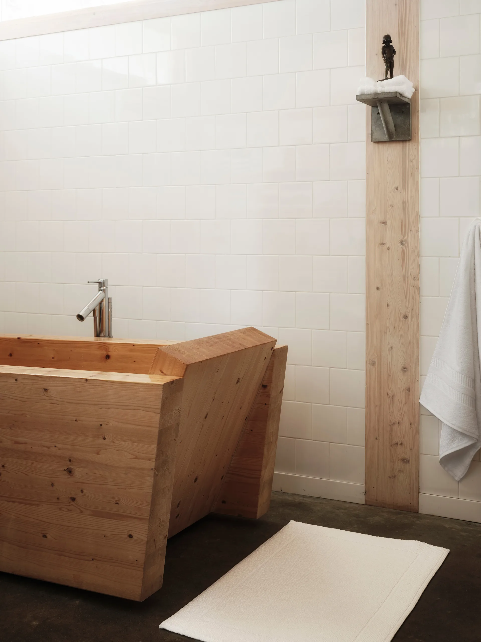 Tapis de salle de bain Portofino, Blanc, 60x90 cm Mille Notti